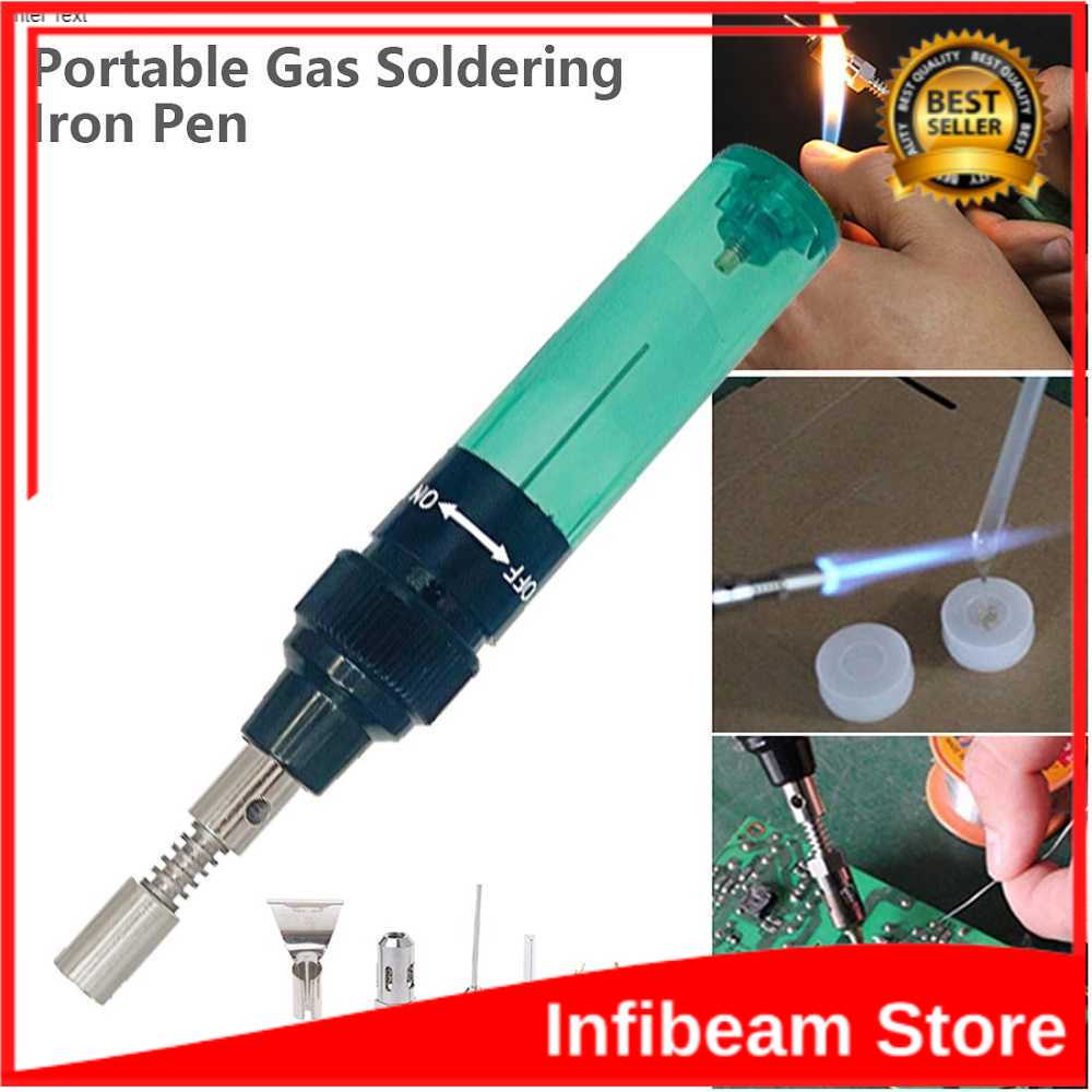 AVIYA Solder Gas Butane Portable Iron Pen 1300C / solder gas portable blower tangan solder pena gas 