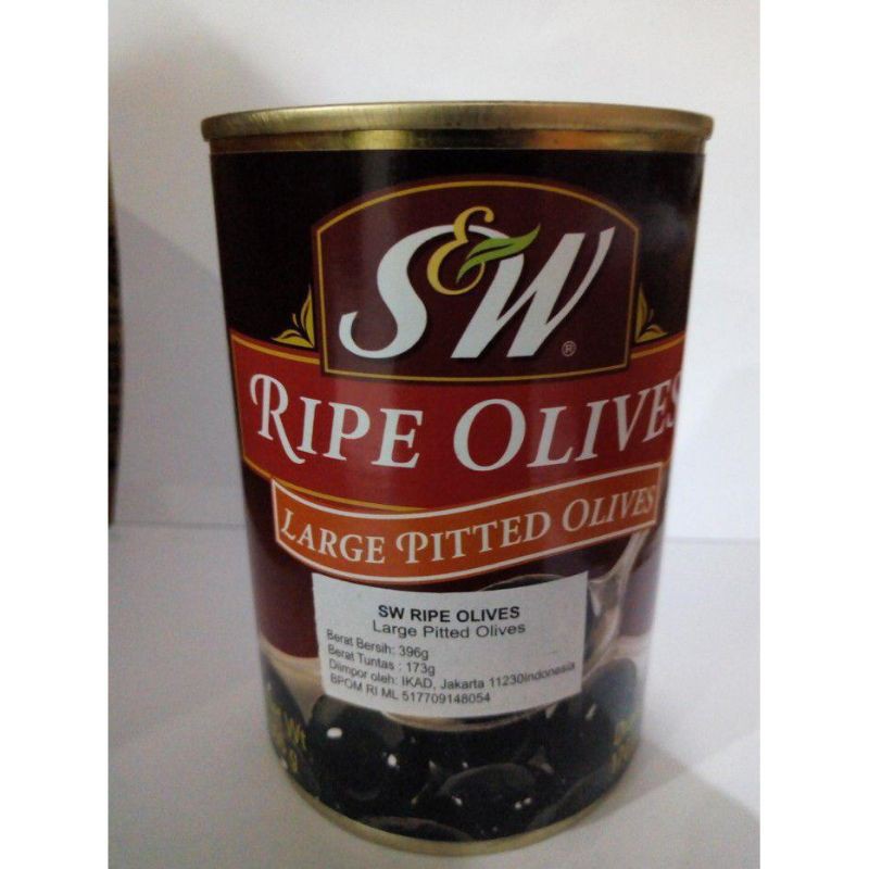 

S&W RIPE OLIVES 170GR