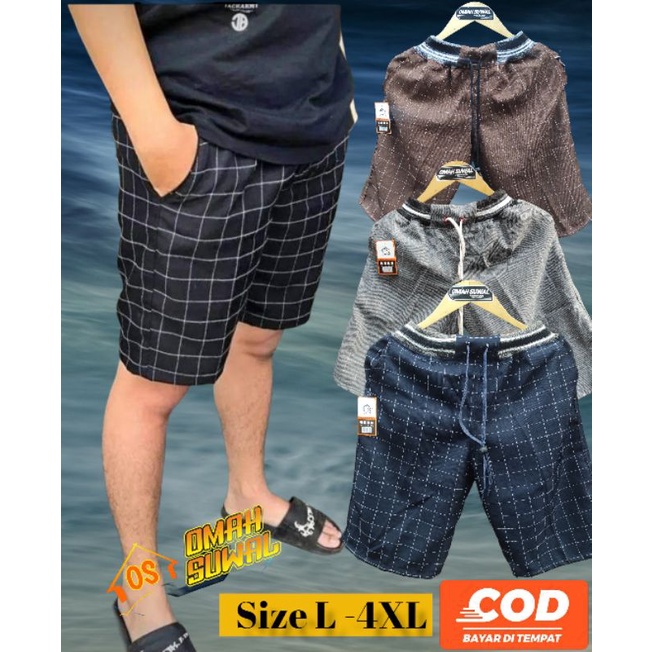 CELANA PENDEK PRIA TARTAN CELANA PENDEK TARTAN KOTAK KOTAK CELANA PENDEK BOXSER TARTAN MURAH KOLOR T