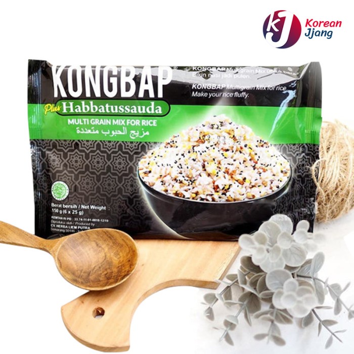 

978EqW Kongbap Multi Grain Mix 25 Gram Isi 6 Sachet - Beras Nasi Sehat - Habbatussauda WQ0112