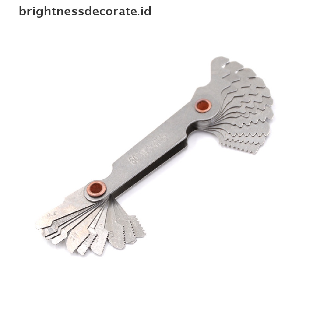 Alat Pengukur Benang 55 Derajat Bahan Stainless Steel