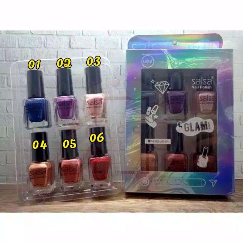 ECERAN KUTEK SALSA NAIL POLISH 8 ML / PEWARNA KUKU