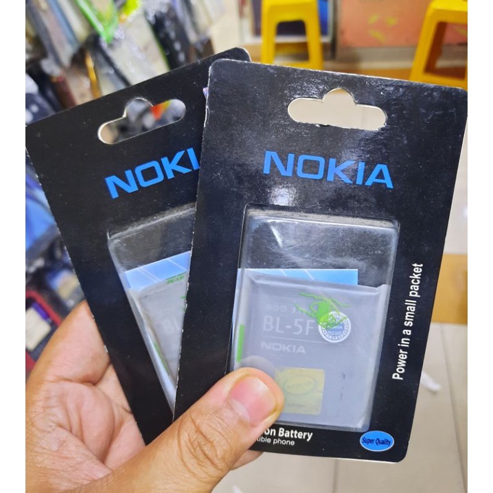 Baterai Nokia Jadul BL 5F BL5F 6210 6260 6710 Navigator E65 N93i N95 N96 X5-01 OEM 99%