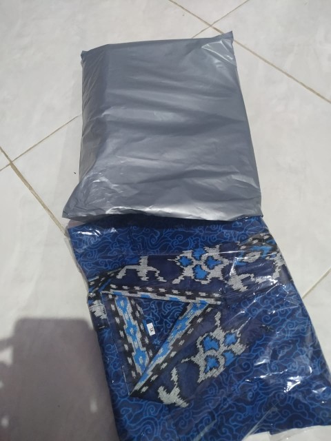 Hem Kemeja Baju Batik Lengan Pendek Fashion Pakaian Kerja Pria Cowo Batik Pekalongan F001