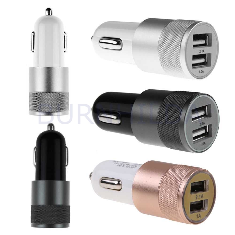 Charger Dual USB Car Charger 2.1A accesoris mobil motor burnhilda