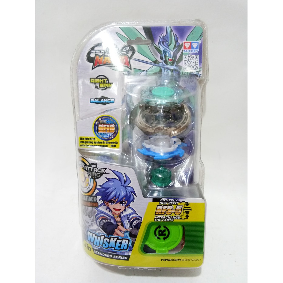 Auldey Infinity Nado - Whisker Jin - Beyblade - ORIGINAL