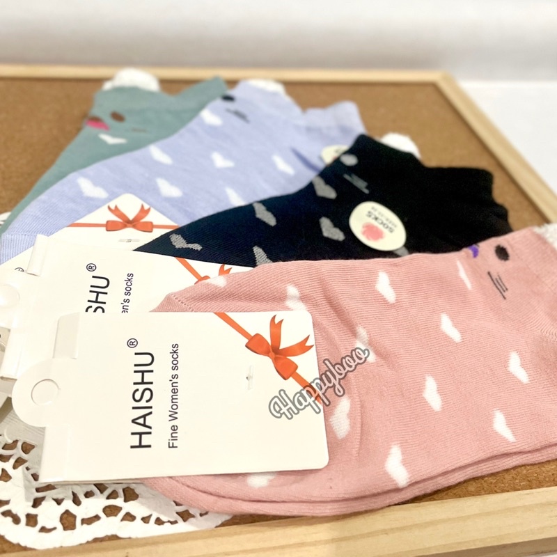 kaos kaki import pendek animal changsheng socks tikus