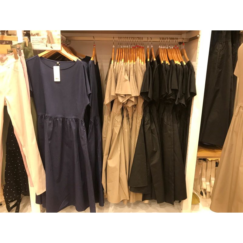 Jastip Gaun Wanita Lengan Pendek Uniqlo/Dress Wanita Uniqlo