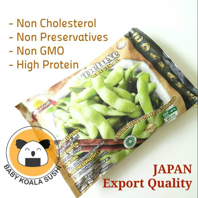 MITRA TANI Edamame Kacang Kedelai Jepang 500 g Halal | Kualitas Export Kedelai Rebus Frozen