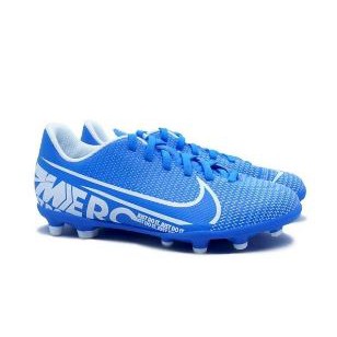 Sepatu Bola Anak Nike JR Vapor 13 Club FG - Blue Hero/White