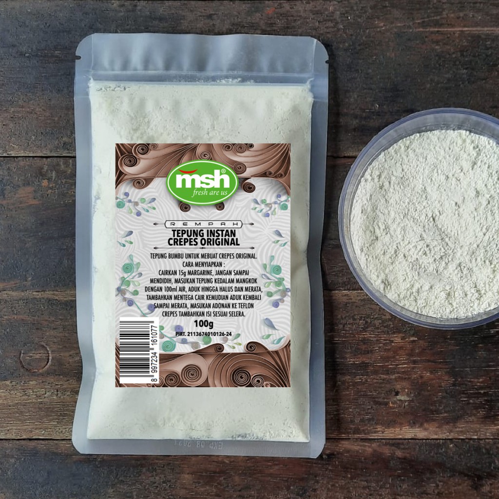 

MSH Tepung Instan Crepes Original 100 g