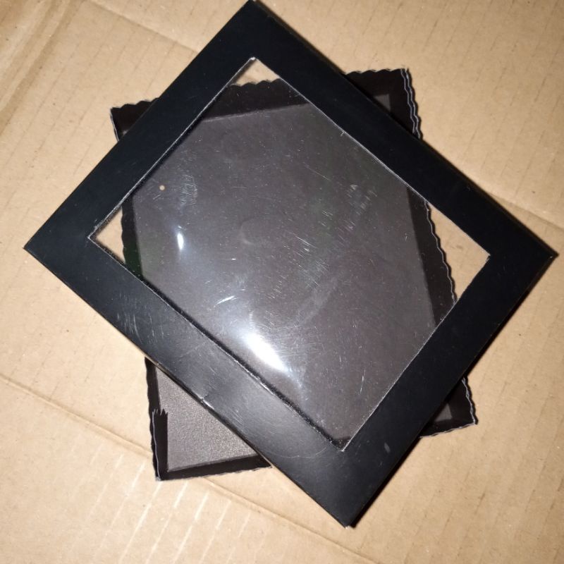 box hitam 7*7*3/ dus bross/packing nail art custom