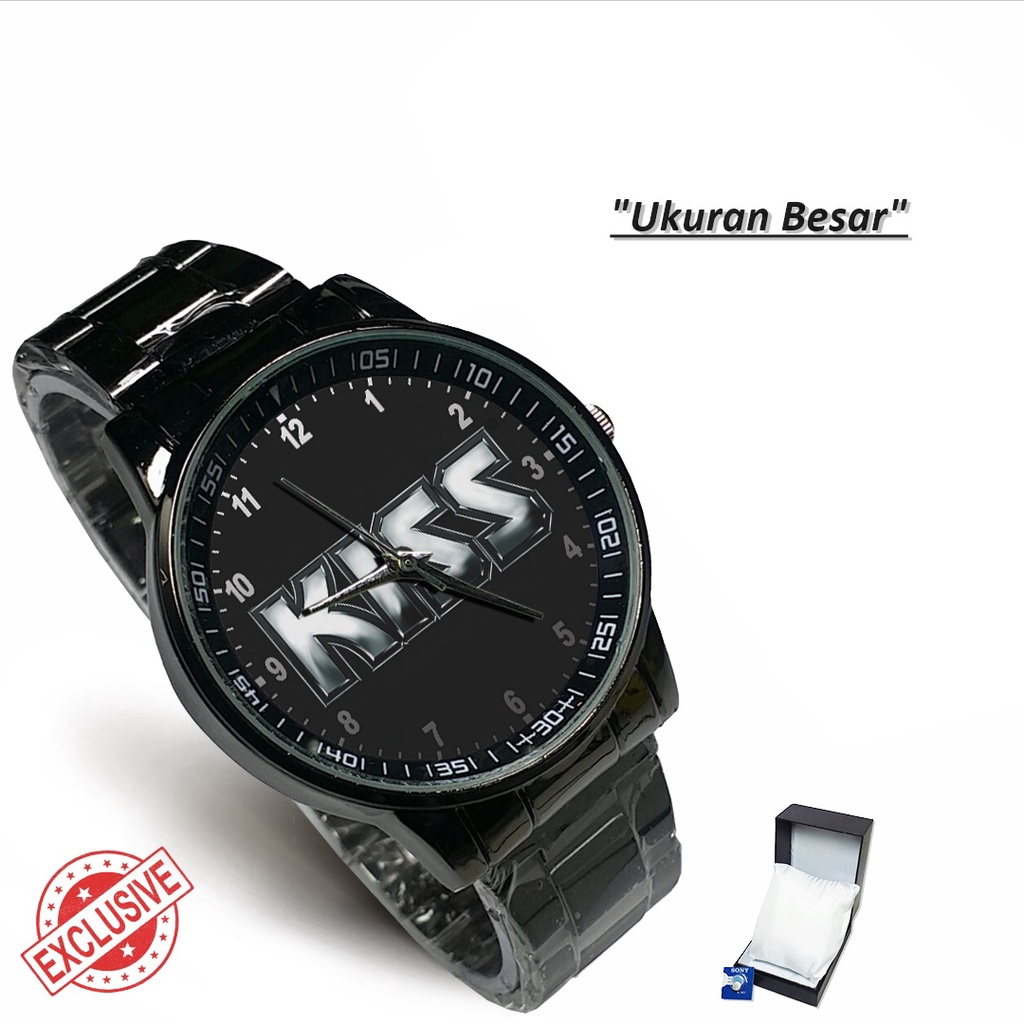 Jam Tangan Rantai Couple KISS ROCK - 02 (Awesome)