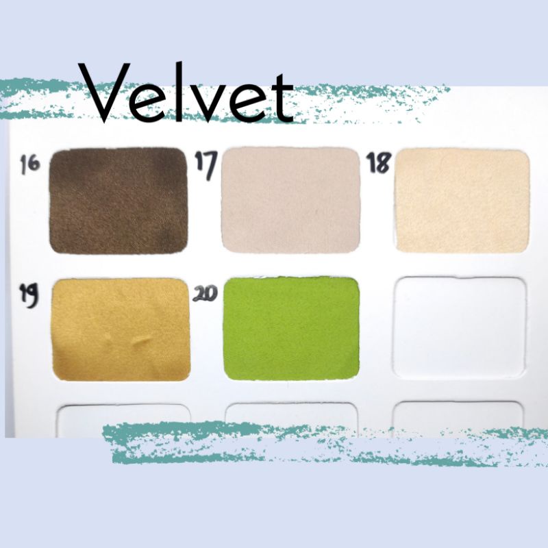 Kain Velvet Satin Velvet Premium Meteran (Harga per 0,5m)