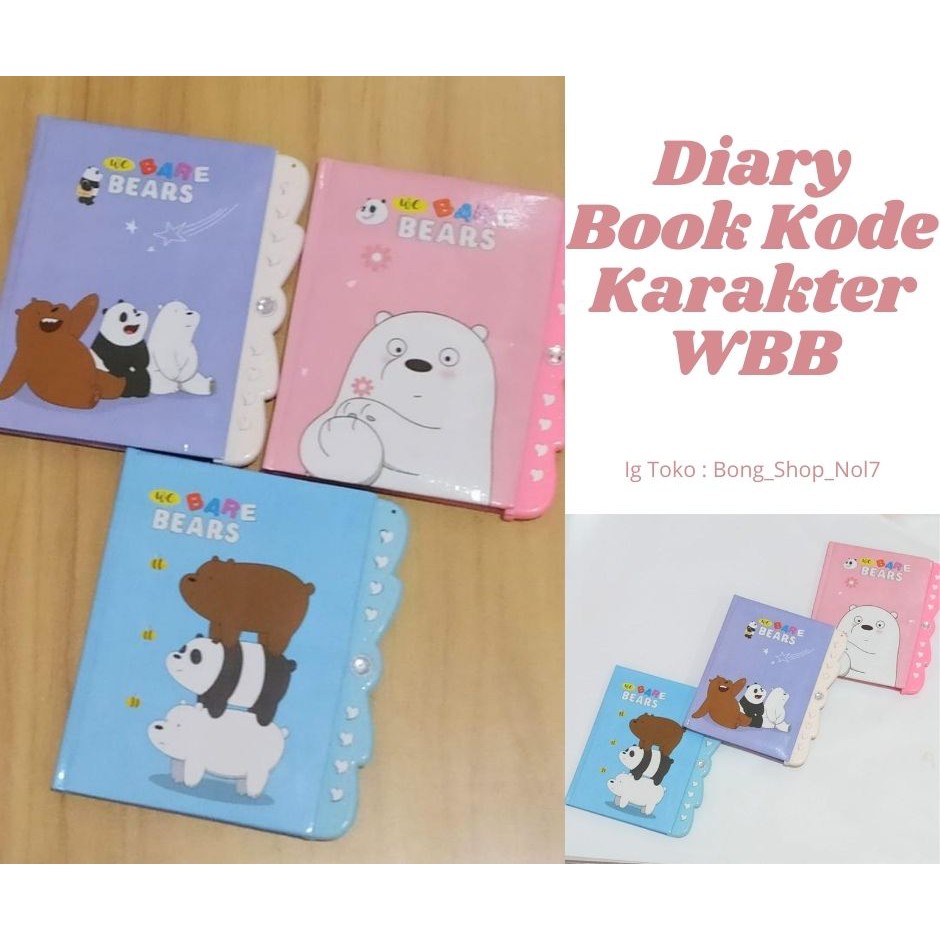 

Diary Book WBB|Diary Book Lucu Karakter WBB- Dengan Pengaman Kode