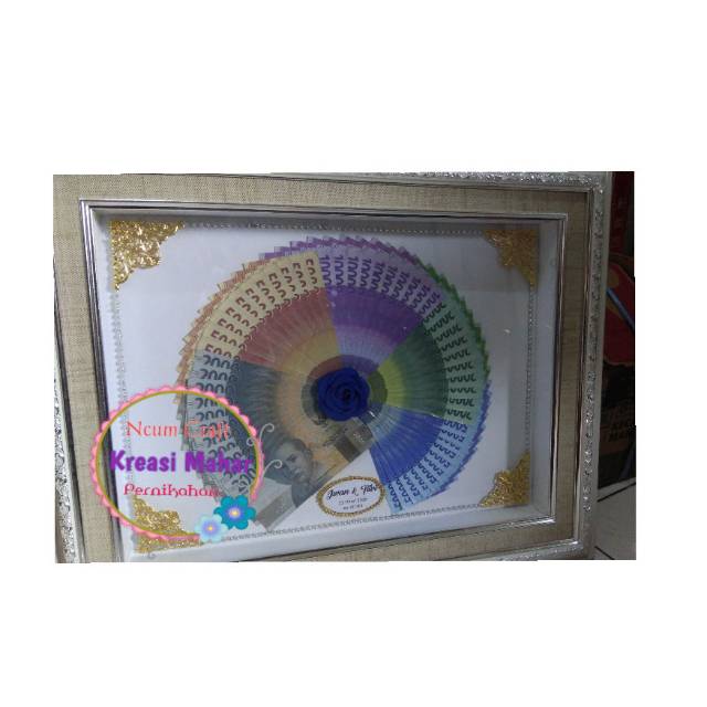 Mahar pernikahan sederhana uang kertas