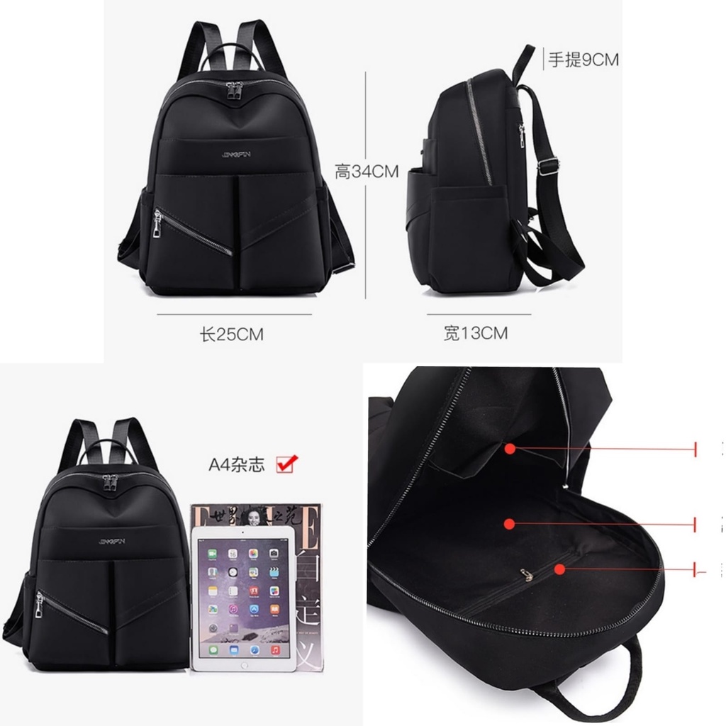 TAS RANSEL WANITA GENDONG PREMIUM ANTI AIR IMPORT MAURICE BACKPACK KOREA CEWEK PUNGGUNG SEKOLAH KULIAH KERJA IMPORT BATAM REMAJA KEKINIAN MURAH