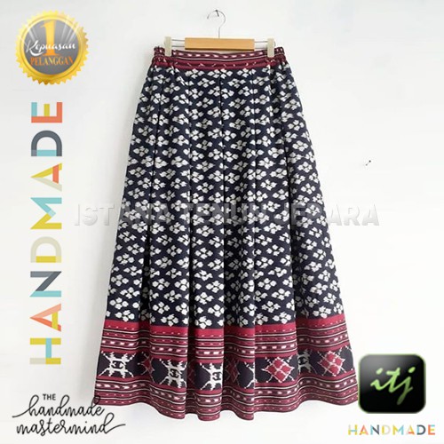 Rok Payung / Maxi Skirt / Bawahan Batik Wanita Tenun Etnik