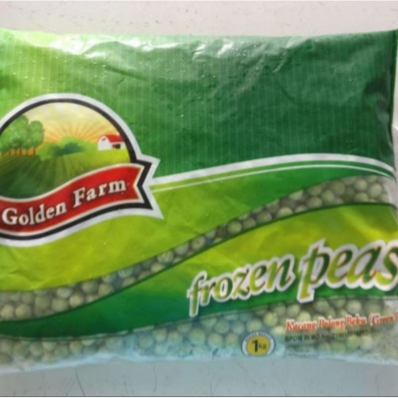 

Golden farm green peas / kacang polong 1 kg frozen halal