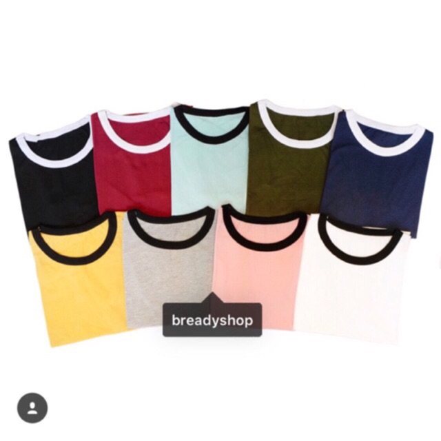  RINGER  TEE  POLOS  all colours Shopee Indonesia