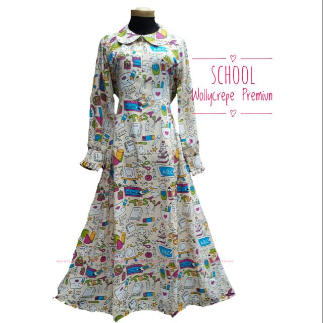 Gamis wollycrepe premium