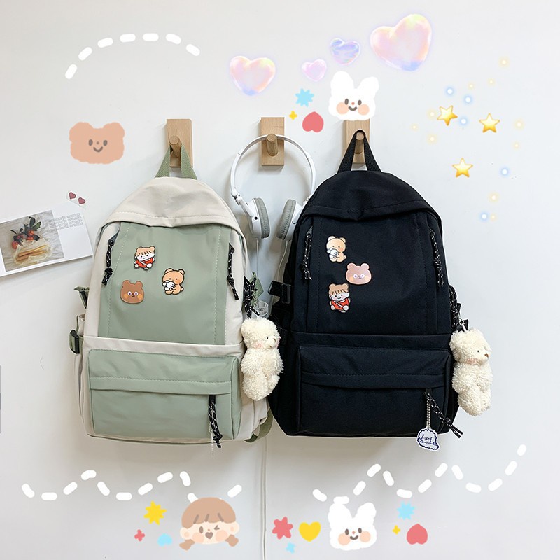 MURMURE.ID | TAS RANSEL WANITA PRIA SEKOLAH KULIAH BACKPACK IMPORT SEKOLAH KULIAH KERJA TERBARU TAS WANITA BG036-7