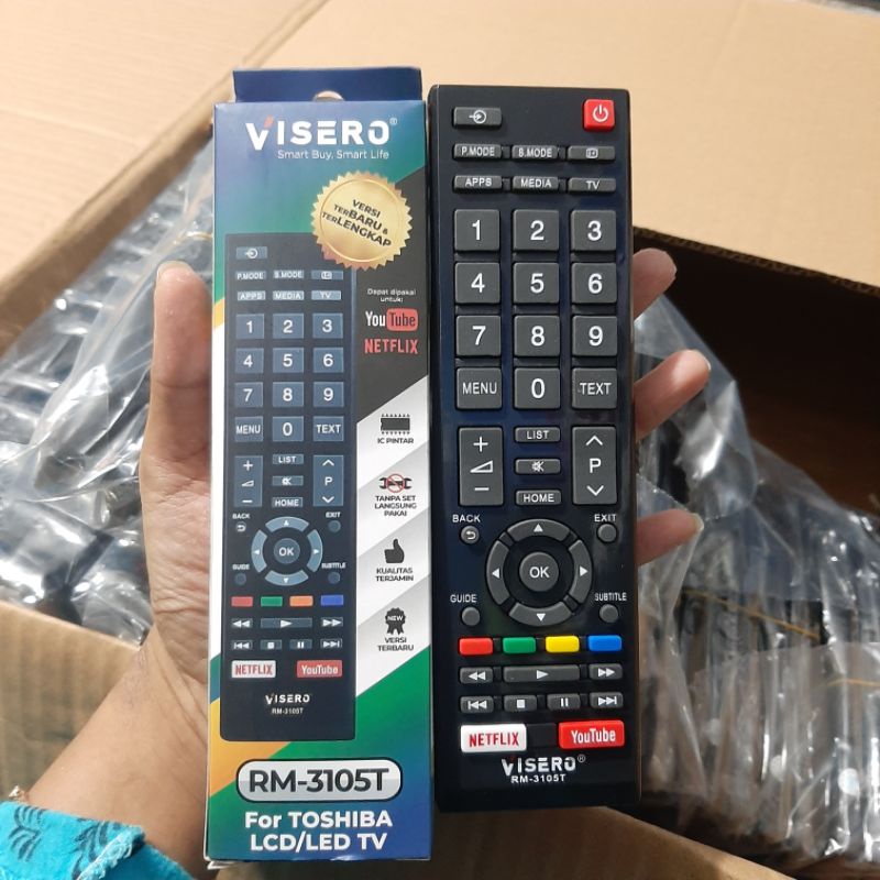 REMOTE REMOT SMART TV TOSHIBA ANDROID CT-8068 CT-8536 CT-8516 CT-8071