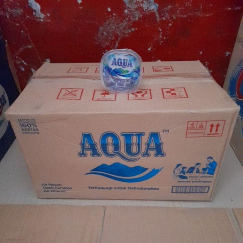 

AQUA gelas isi 48 cupkhusu gojek atau grab