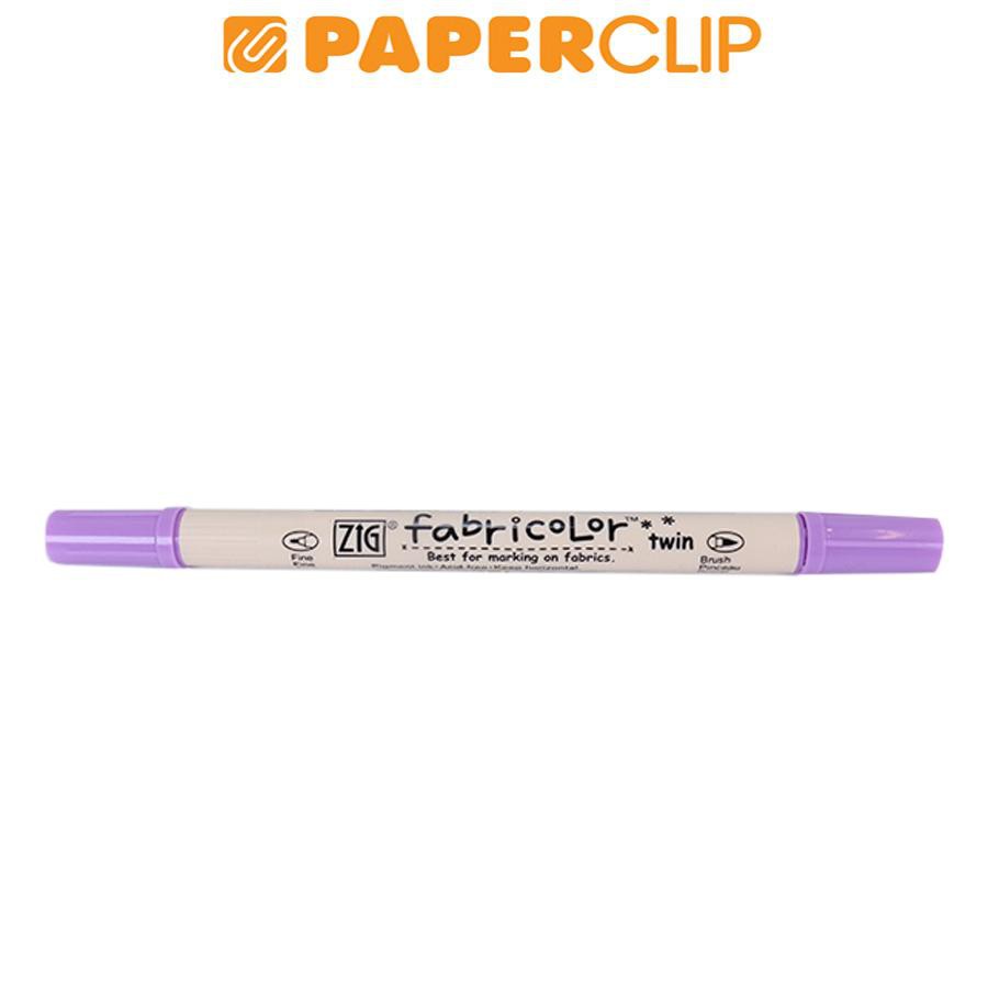 

PEN BRUSH ZIG KURETAKE FABRICOLOR TWIN TC-4000 081 LIGHT VIOLET