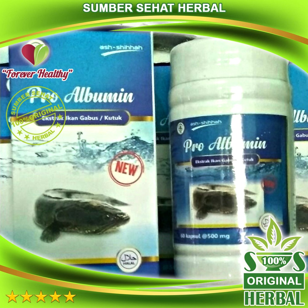 Pro Albumin Kapsul Ikan Gabus Ikan Kutuk Nutrisi Otak Anak Autis Daya Tahan Tubuh 100 Ori Indonesia