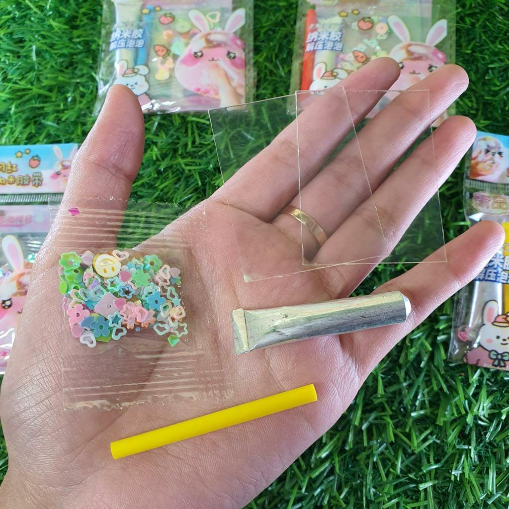 DIY Mini Blow Bubble tape