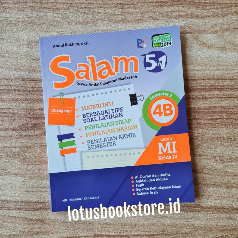 Jual Salam In Mi Kelas A B Buku Erlangga Original