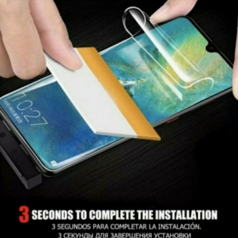 infinix smart 6 anti gores hydrogel clear screen protector