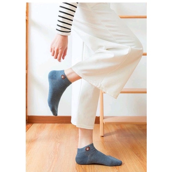 JM Kaos Kaki Ankle Cute Kaos Kaki Pendek Polos dan Motif Semata Kaki Import Murah Motif Polos Kaos Kaki Motif Beruang / Kaos Kaki Ankle Cute / Socks / Short Socks / Sepatu