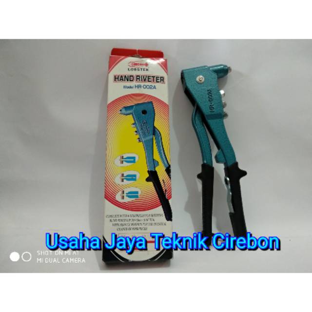 Tang Rivet Hand Riveter Lobster Asli Type HR002A