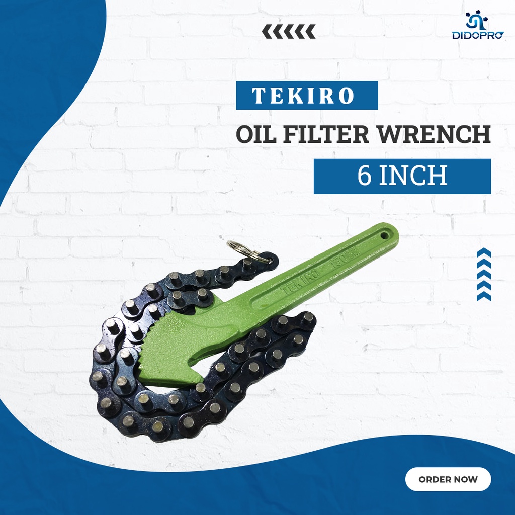 Kunci Oli Filter Rantai Tekiro 6inch / Oli Filter Wrench