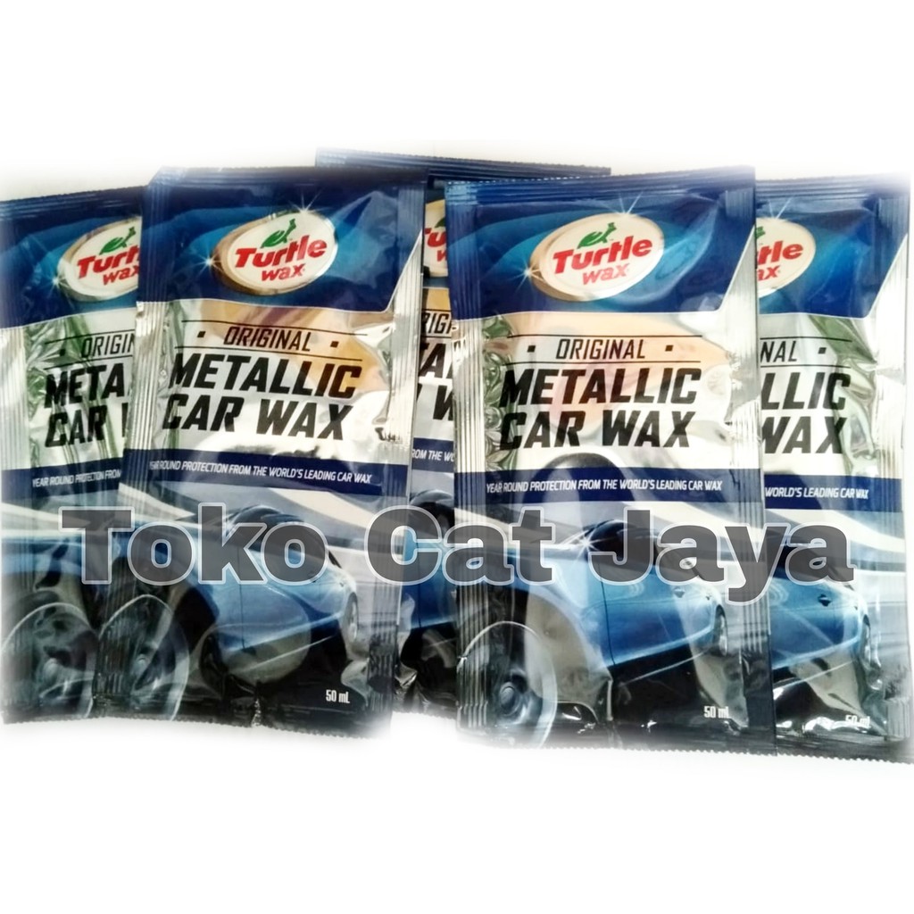 TURTLE Metalic Car Wax 50 mL Sachet  / Poles SASET / Polis Mobil sachet