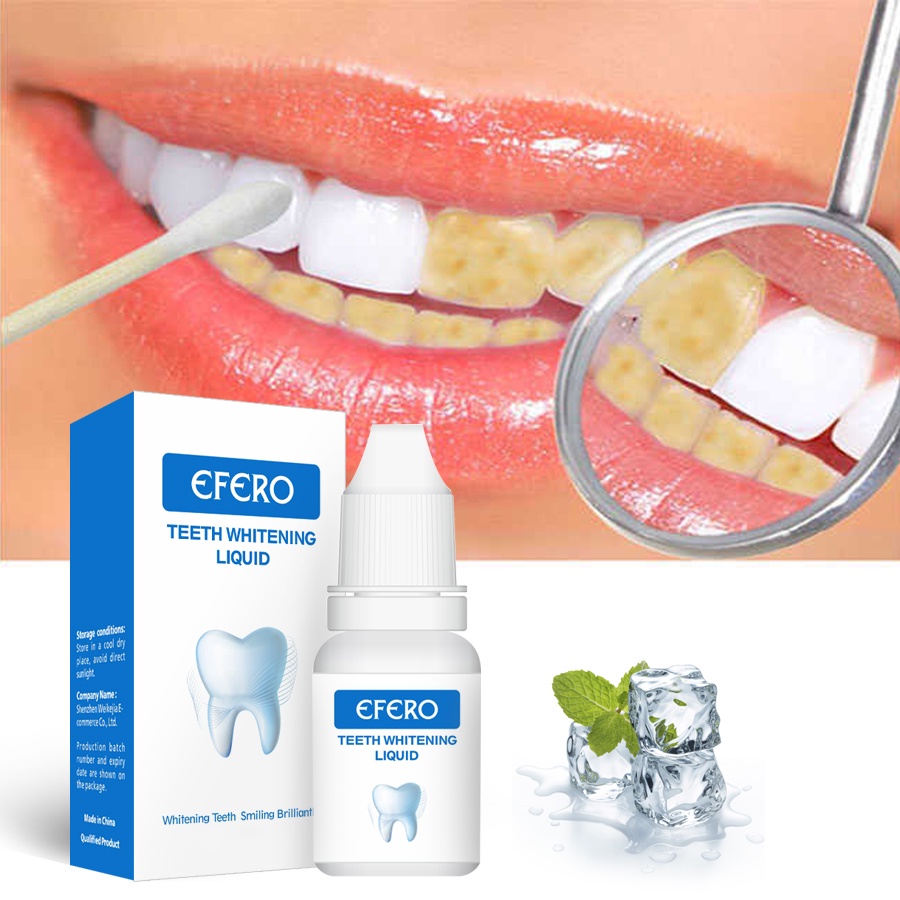 (TEETH WHITENING) EFERO TEETH WHITENING ESSENCE  MENGHILANGKAN KARANG GIGI- SERUM PEMUTIH GIGI