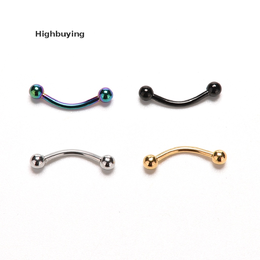 Hbid Anting Tindik Alis Bentuk Barbel Bahan Stainless Steel Glory