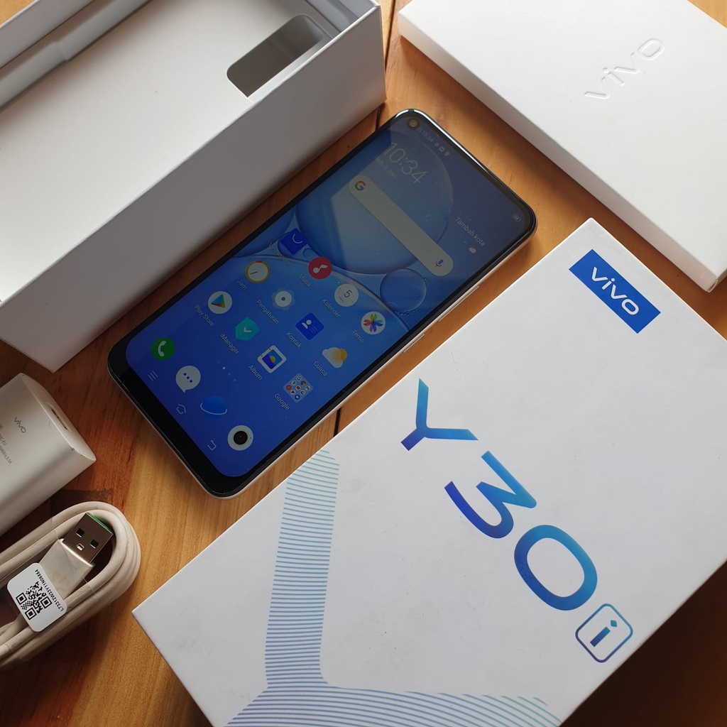 HP SECOND VIVO Y30i 4/64GB HANDPHONE SECOND HP SEKEN HP BEKAS MURAH