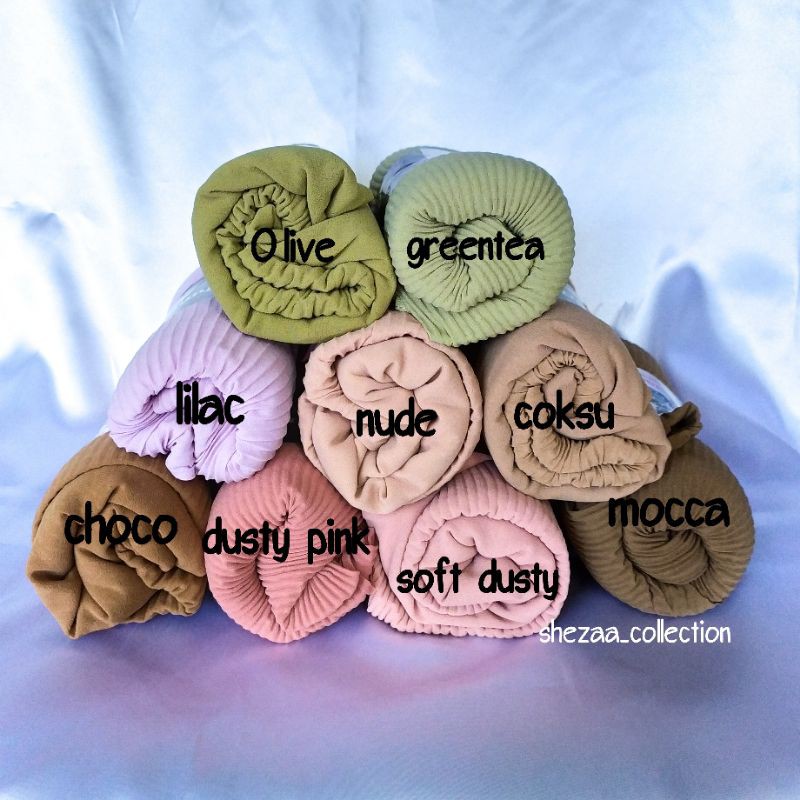 [PART1] UMAMA PLEATED SHAWL PASHMINA PLISKET / PRISKET CERUTY ARMANY-3