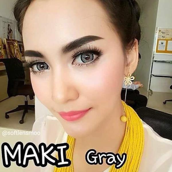 ℮ softlens maki Grey / Brown ❋