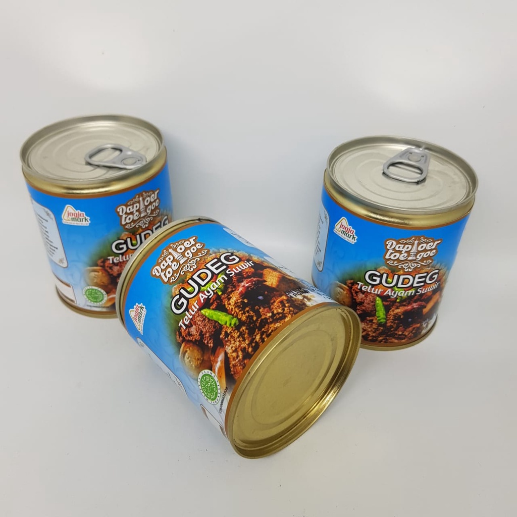 

GUDEG TELUR AYAM SUIR Dapoer Toegoe PREMIUM kemasan kaleng GUDEG JOGJA