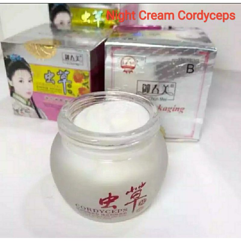 Yu Chun Mei Cordyceps Night Cream/Krim Malam Original
