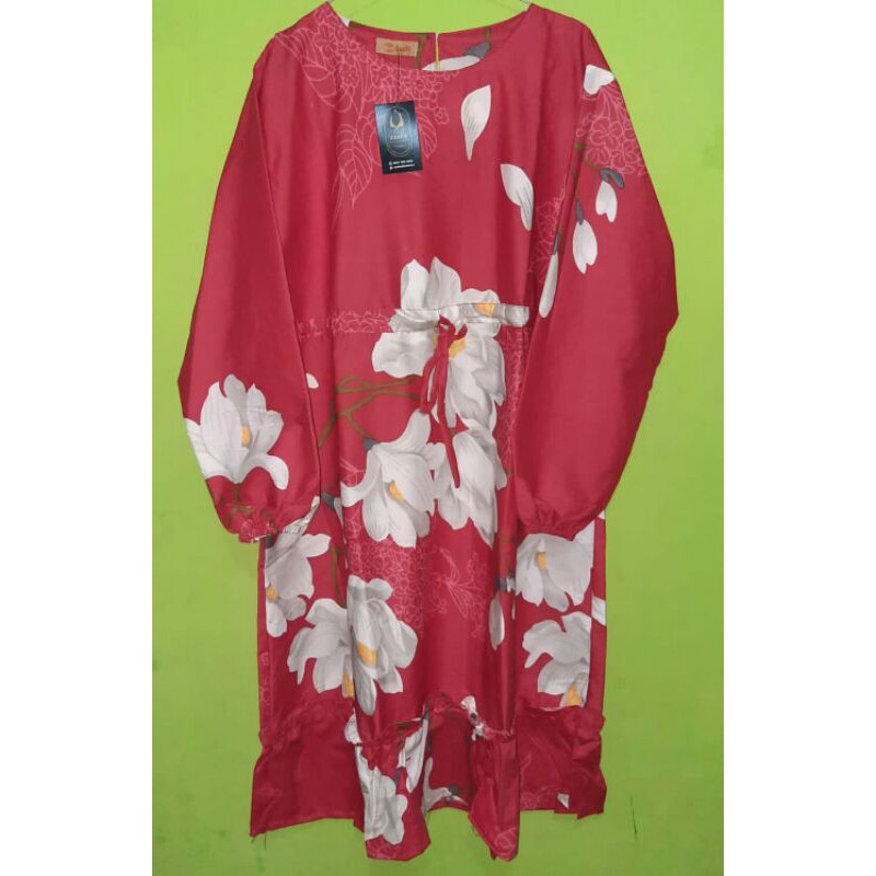 Tunik Motif Bunga bahan katun