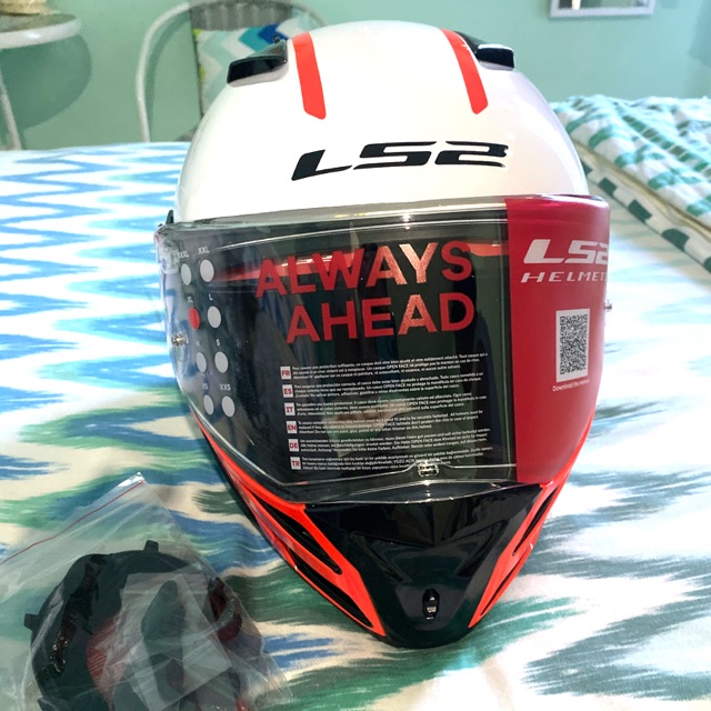 HELMET LS2 FF324 METRO WHITE RES MODULAR