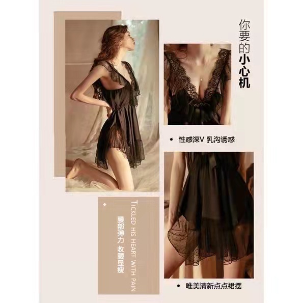 SL157 Sexy Lingerie Baju Tidur Sexy Lingerie Wanita Satin / Lingerie Sexy Baju Tidur Lingerie Wanita / Seserahan