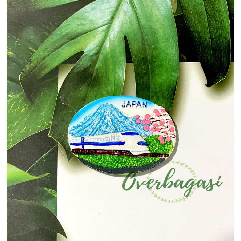 Hiasan Tempelan Kulkas  Kereta Japan Shinkansen /  Magnet Kulkas Jepang Shinkansen
