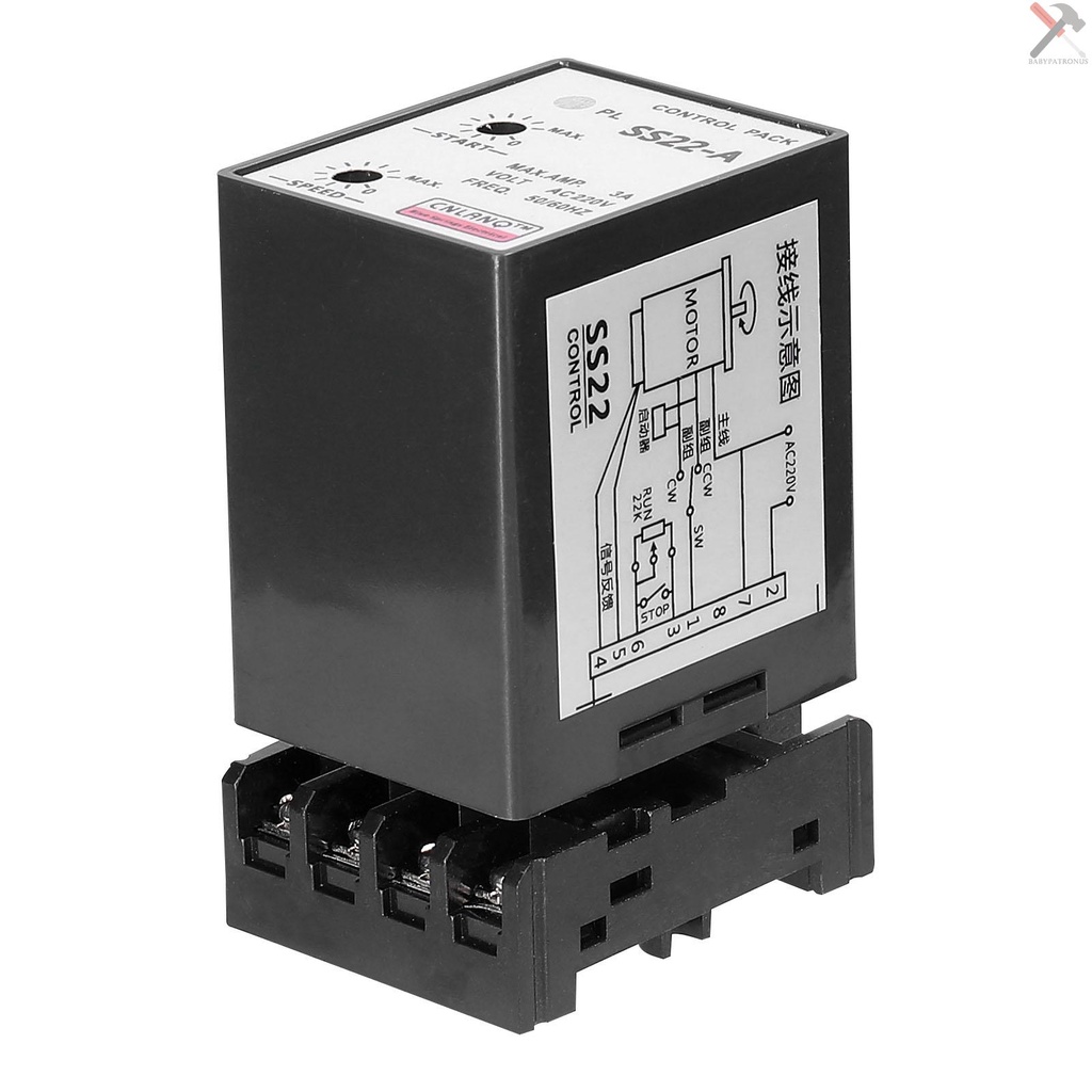 Ss22-a 6-250W AC220V 3A 50 / 60Hz Motor Speed Controller Regulator