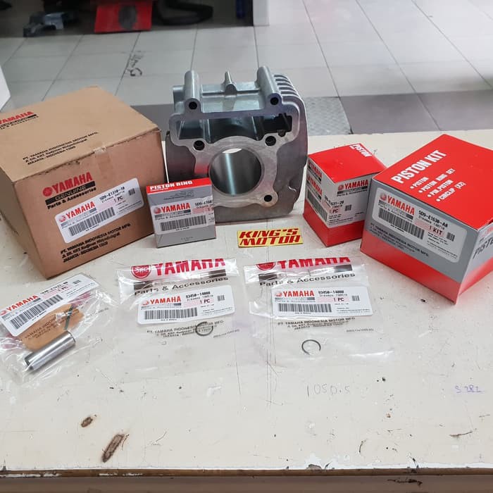 BLOK SEHER, PISTON, SEHER KIT VEGA ZR, RR, JUPITER Z ASLI YAMAHA